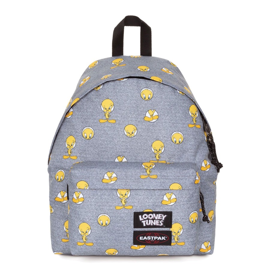 Scolaire Eastpak Sac A Dos | Sac A Dos Padded Pak'R Looney Tunes Eastpak Tweety Grey