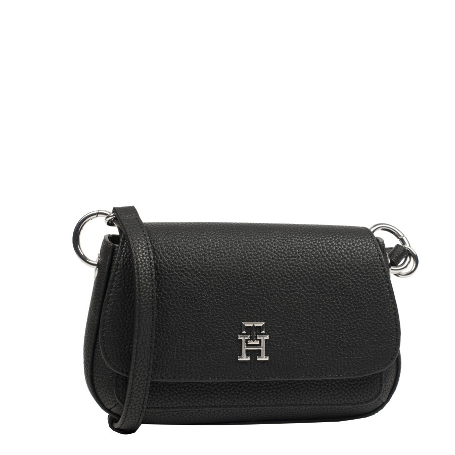 Femme Tommy Hilfiger Sac Porte Bandouliere / Porte Travers | Sac Travers Th Emblem Tommy Hilfiger