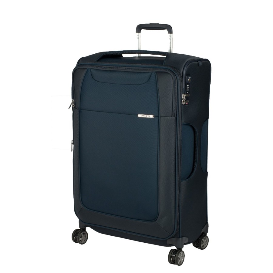 Bagages Samsonite Valise 4 Roues Souple | Grande Valise 83Cm D Lite Samsonite Bleu Marine