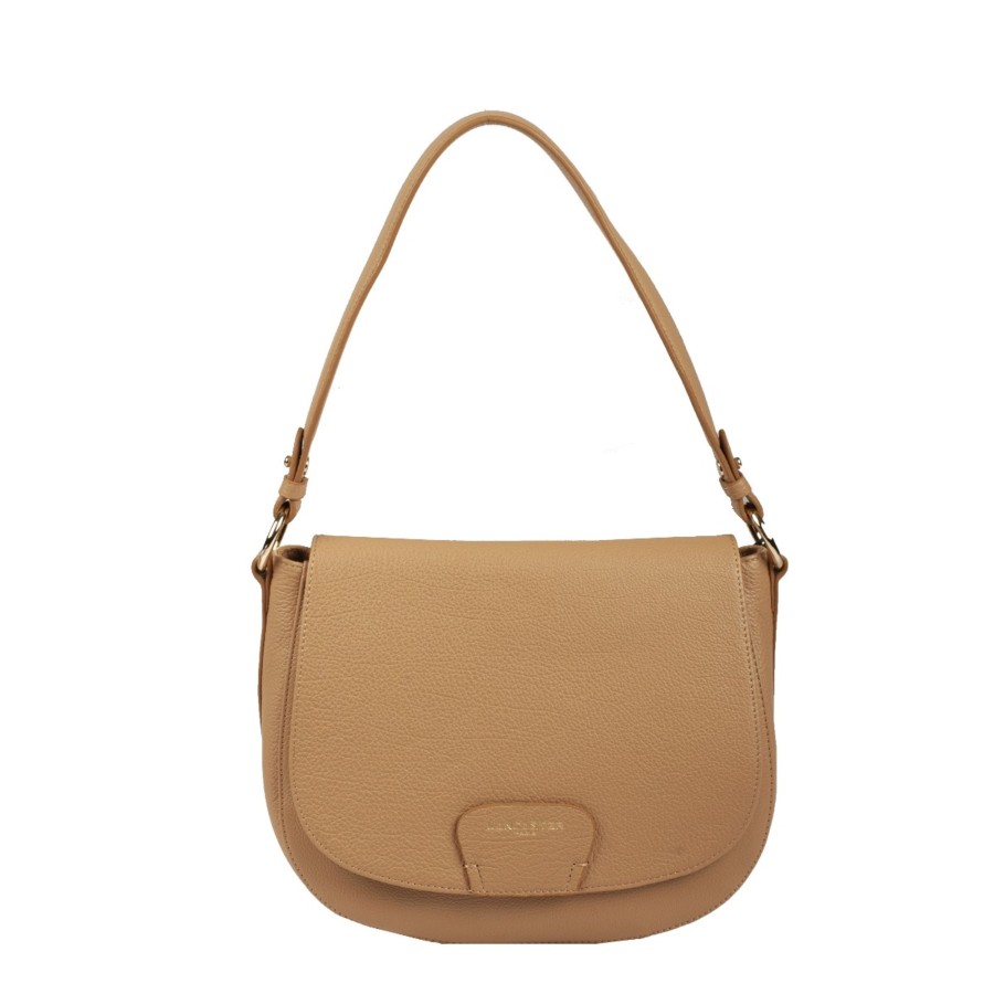 Femme Lancaster Sac Porte Epaule | Sac Besace En Cuir Dune