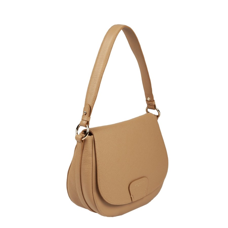 Femme Lancaster Sac Porte Epaule | Sac Besace En Cuir Dune