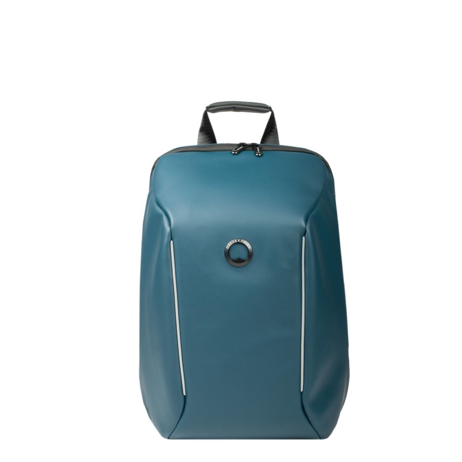 Homme Delsey Sac A Dos | Sac A Dos Securain Nuit Delsey Bleu