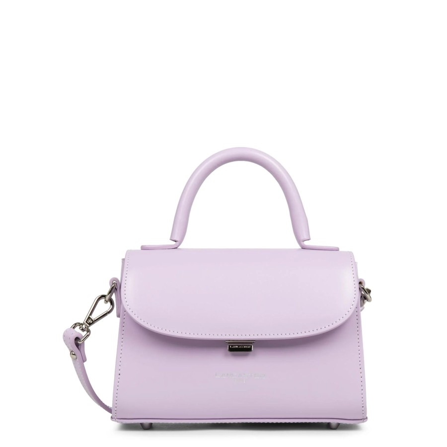 Femme Lancaster Sac Porte Main | Petit Sac A Main En Cuir Suave Even Lancaster Parme