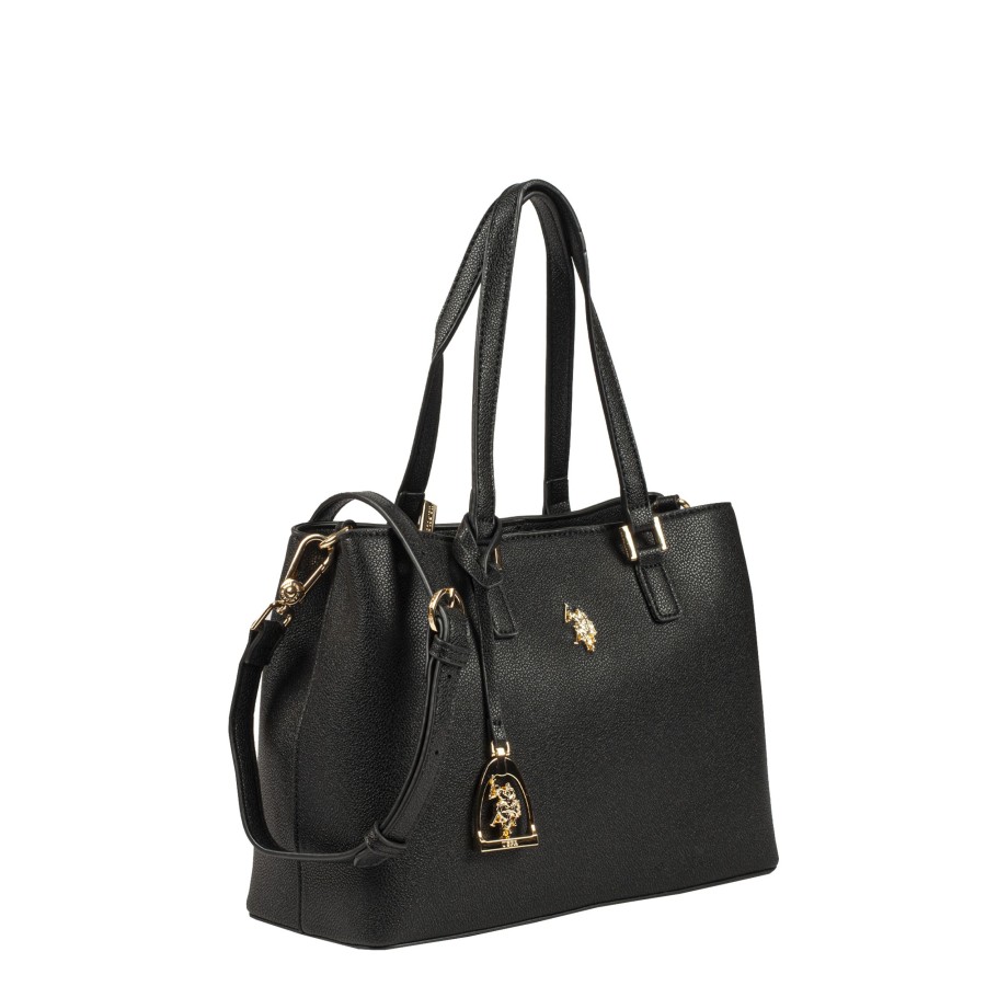 Femme Us Polo Sac Porte Main | Sac A Main Jones Us Polo Noir