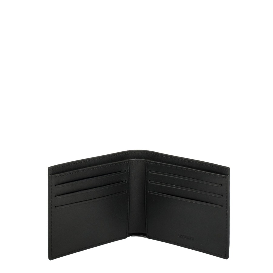 Homme Lacoste Porte Cartes | Porte Cartes En Cuir Fg Lacoste