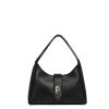 Femme Lancaster Sac Porte Main | Sac En Cuir Foulonne Double Lancaster Noir