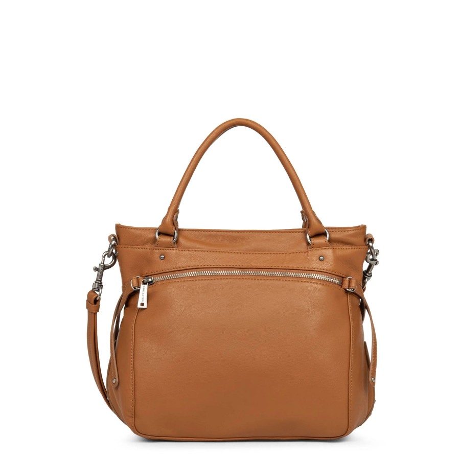 Femme Lancaster Sac Porte Bandouliere / Porte Travers | Sac A Main En Cuir Soft Vintage Nova Lancaster Camel