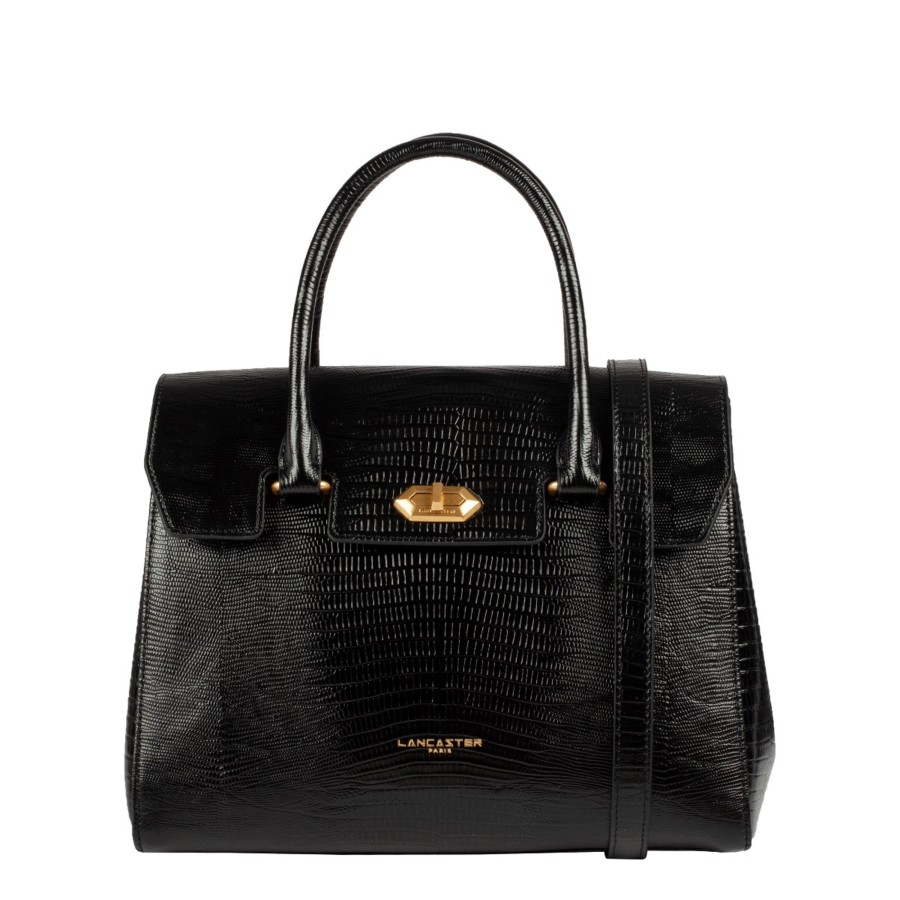 Femme Lancaster Sac Porte Main | Sac A Main En Cuir Exotic