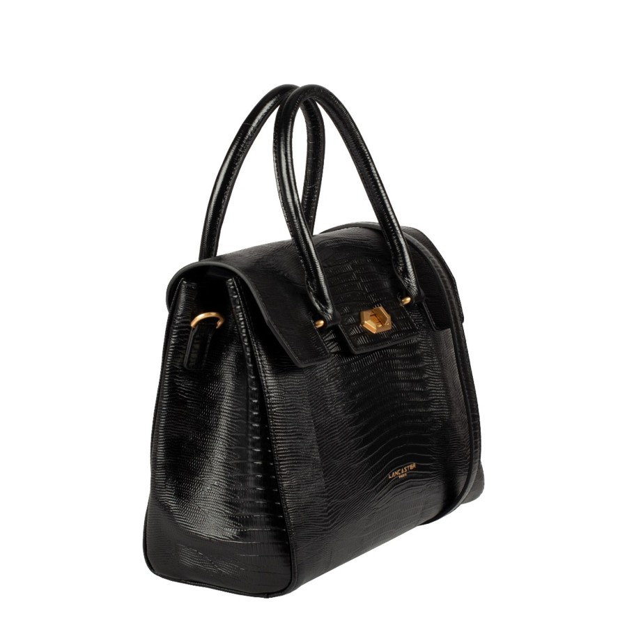 Femme Lancaster Sac Porte Main | Sac A Main En Cuir Exotic