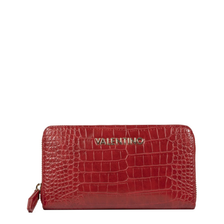 Femme Valentino Portefeuille | Compagnon Fire Re Valentino Rouge