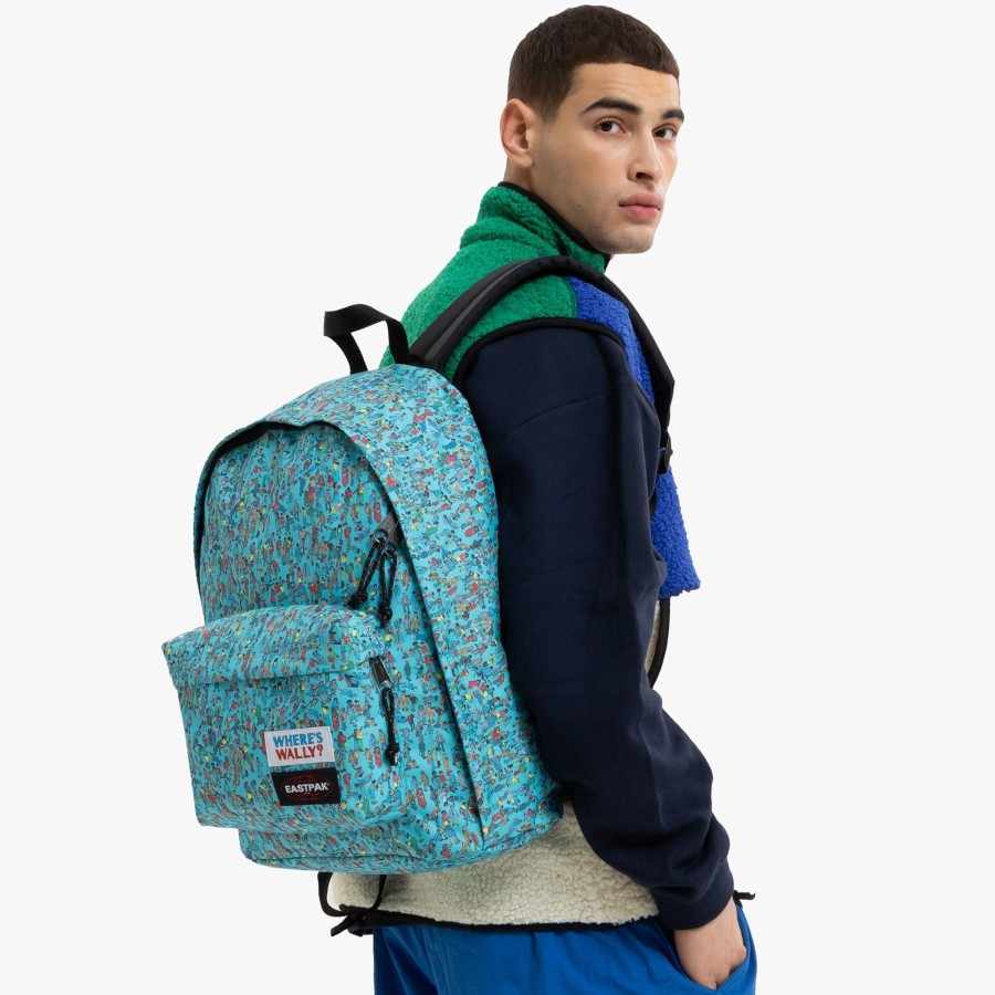 Scolaire Eastpak Sac A Dos | Sac A Dos 27L Out Of Office Where'S Wally Eastpak Wally Blue