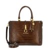 Femme Guess Sac Porte Main | Sac A Main G. James Guess Bronze Metal