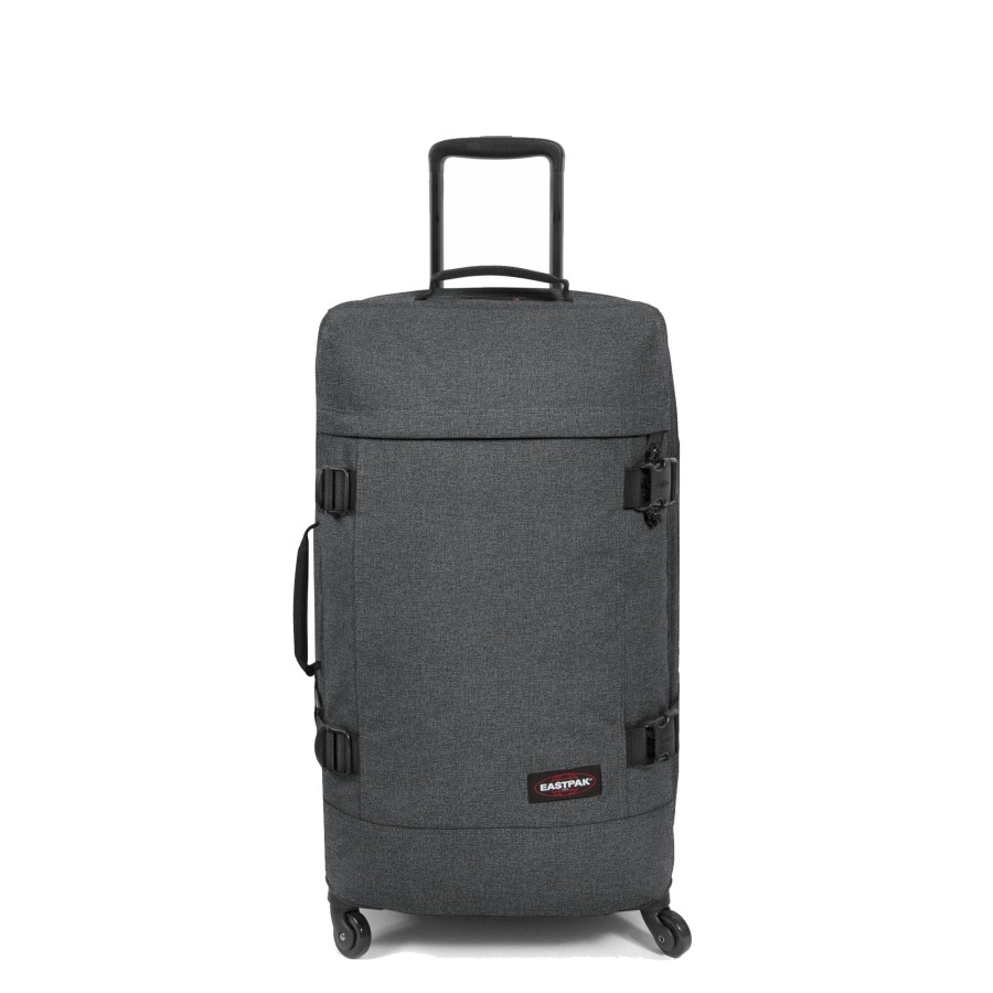 Bagages Eastpak Valise 4 Roues Souple | Valise 4 Roues 70Cm Trans4 M Eastpak Black Denim