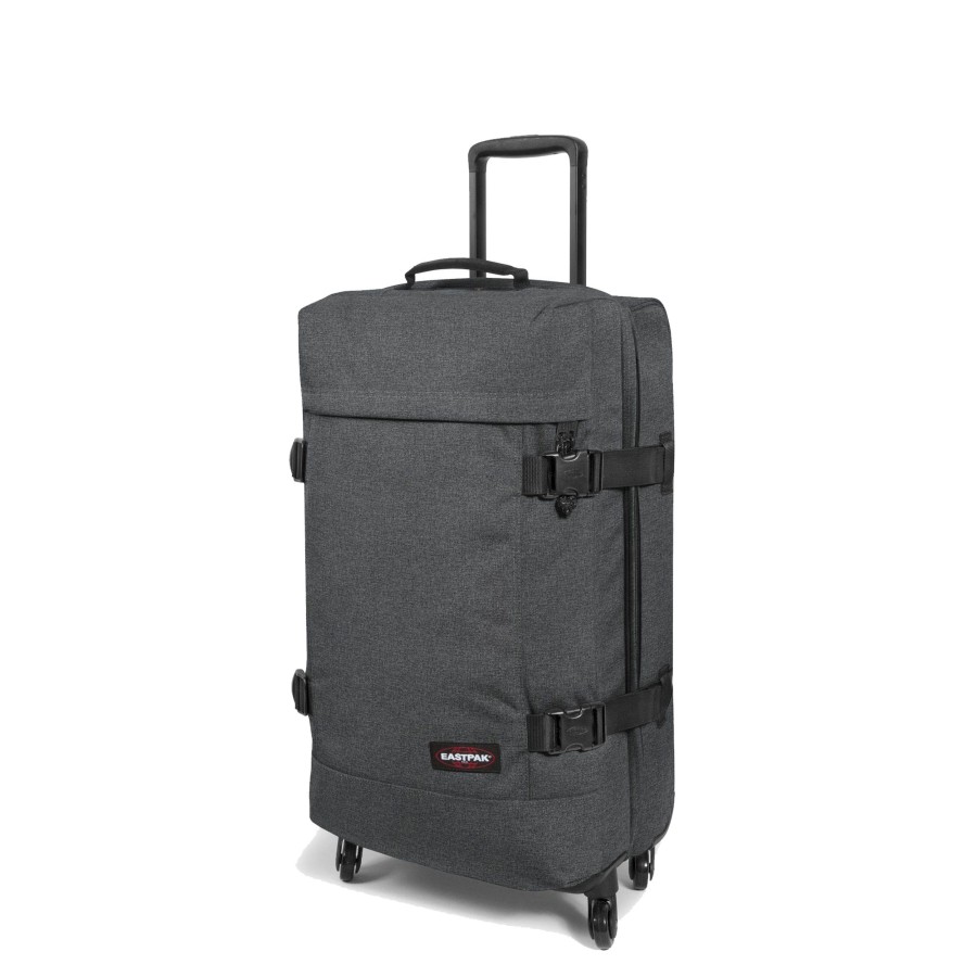 Bagages Eastpak Valise 4 Roues Souple | Valise 4 Roues 70Cm Trans4 M Eastpak Black Denim