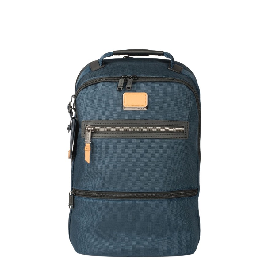 Homme Tumi Sac A Dos | Sac A Dos Alpha Bravo Bleu Marine