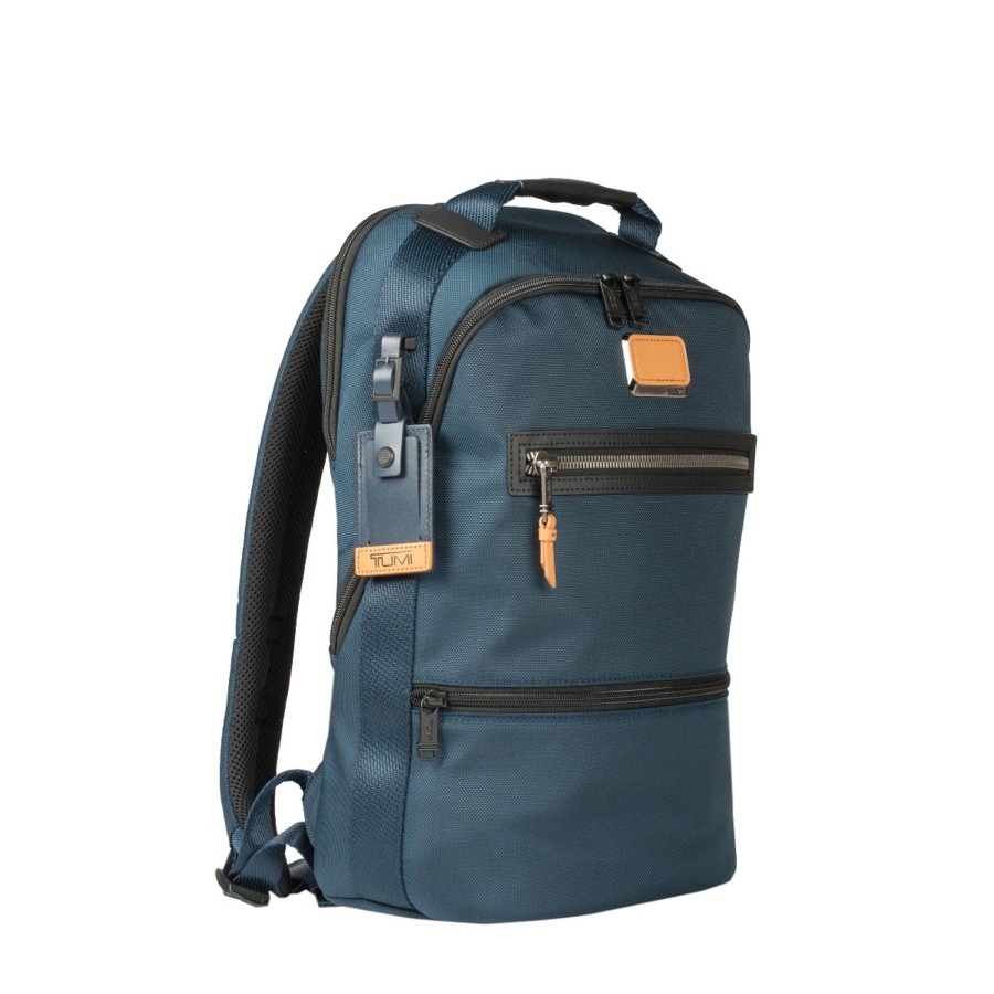 Homme Tumi Sac A Dos | Sac A Dos Alpha Bravo Bleu Marine