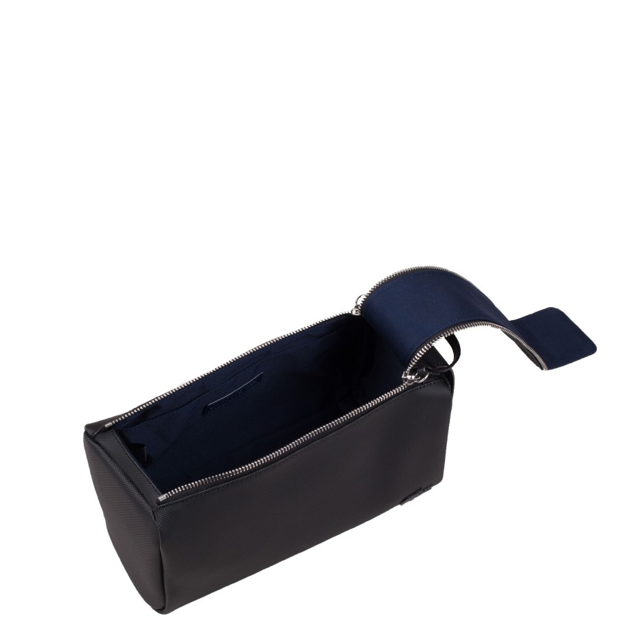 Bagages Lacoste Trousse De Toilette | Trousse De Toilette Noir Men'S Classic Lacoste