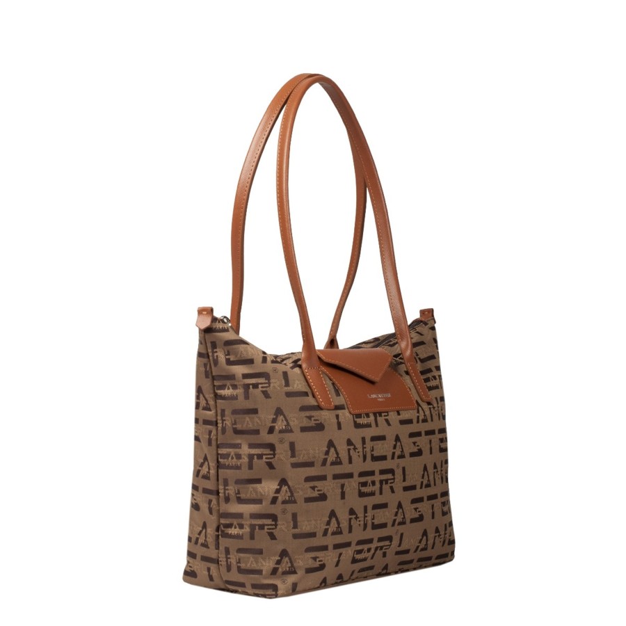 Femme Lancaster Sac Porte Epaule | Sac Cabas Epaule Logo Kba