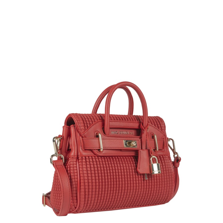 Femme Mac Douglas Sac Porte Main | Mini Sac A Main Pyla Bryan Mac Douglas Rouge