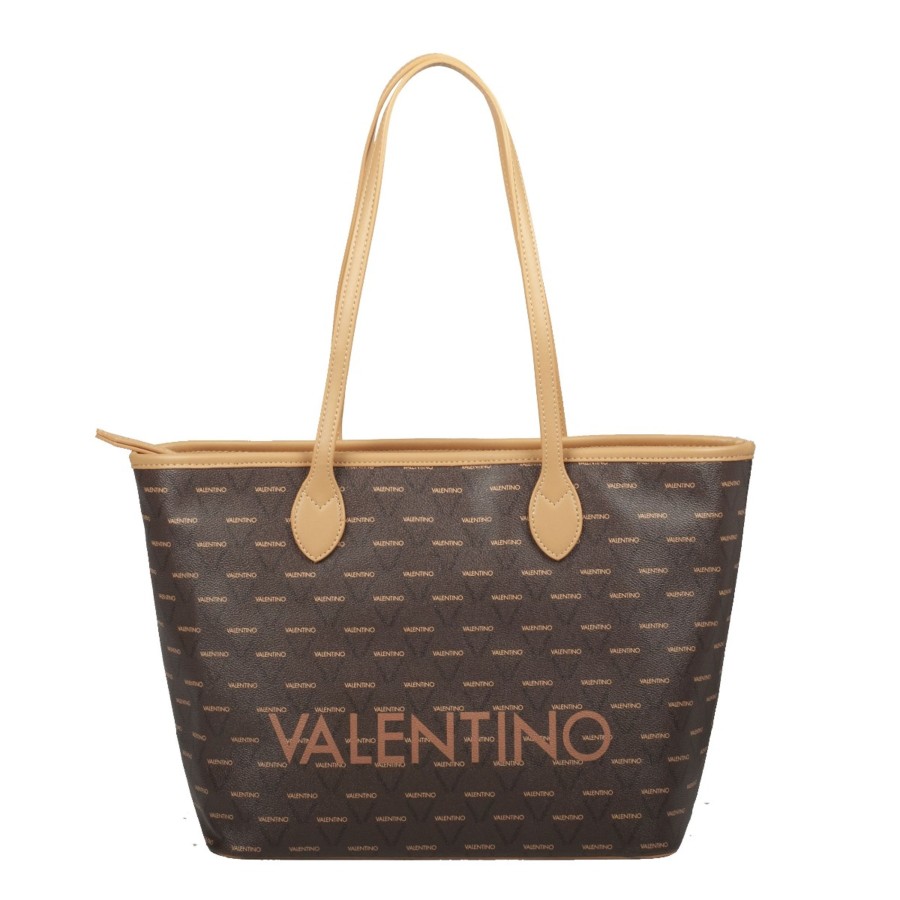 Femme Valentino Sac Porte Epaule | Shopping Liuto Valentino Marron