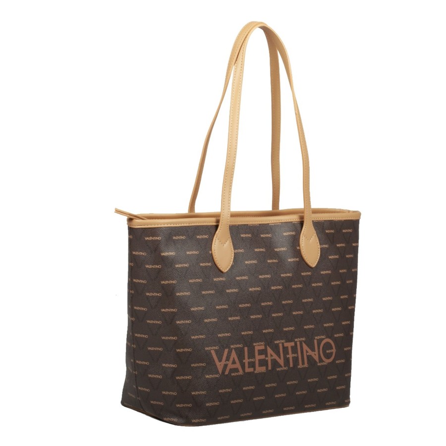 Femme Valentino Sac Porte Epaule | Shopping Liuto Valentino Marron