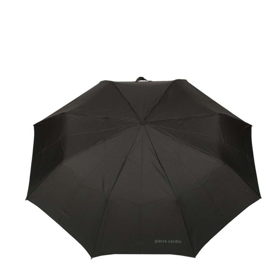 Homme Pierre Cardin Parapluies | Parapluie Pliant Noir