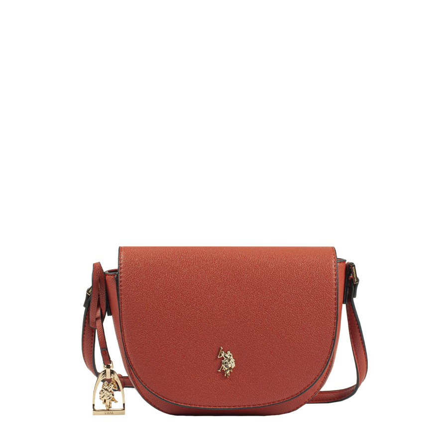 Femme Us Polo Sac Porte Bandouliere / Porte Travers | Sac Travers Jones Us Polo Brick