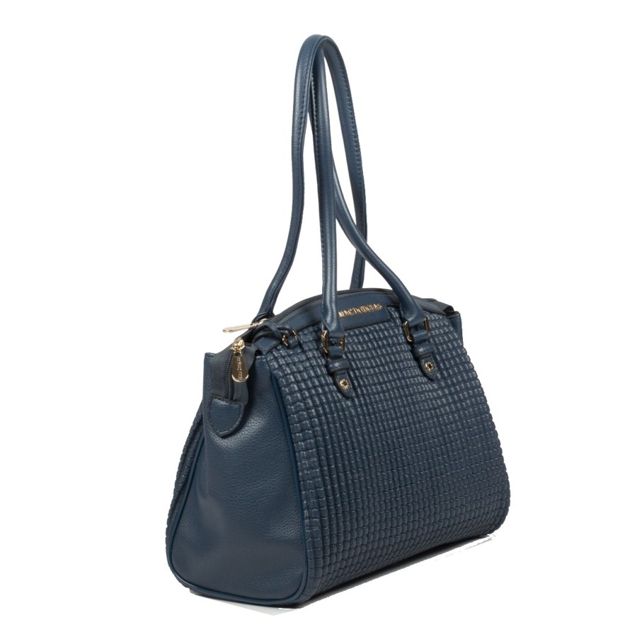 Femme Mac Douglas Sac Porte Epaule | Sac Porte Epaule Renoir Marine