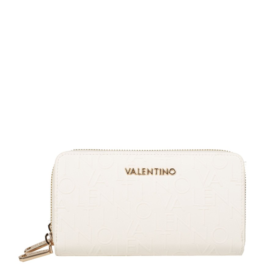 Femme Valentino Portefeuille | Compagnon Relax Valentino Blanc