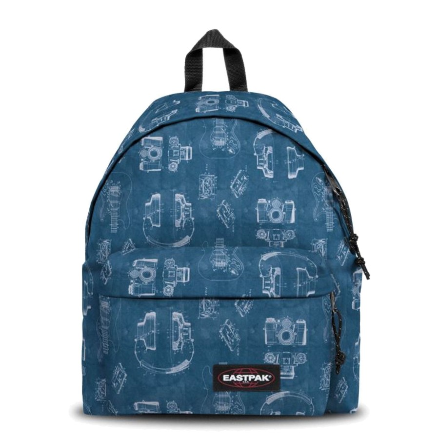 Femme Eastpak Sac A Dos | Sac A Dos Padded Pak'R Authentic Eastpak Patent Blue