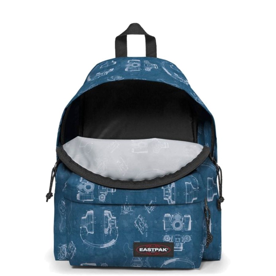 Femme Eastpak Sac A Dos | Sac A Dos Padded Pak'R Authentic Eastpak Patent Blue