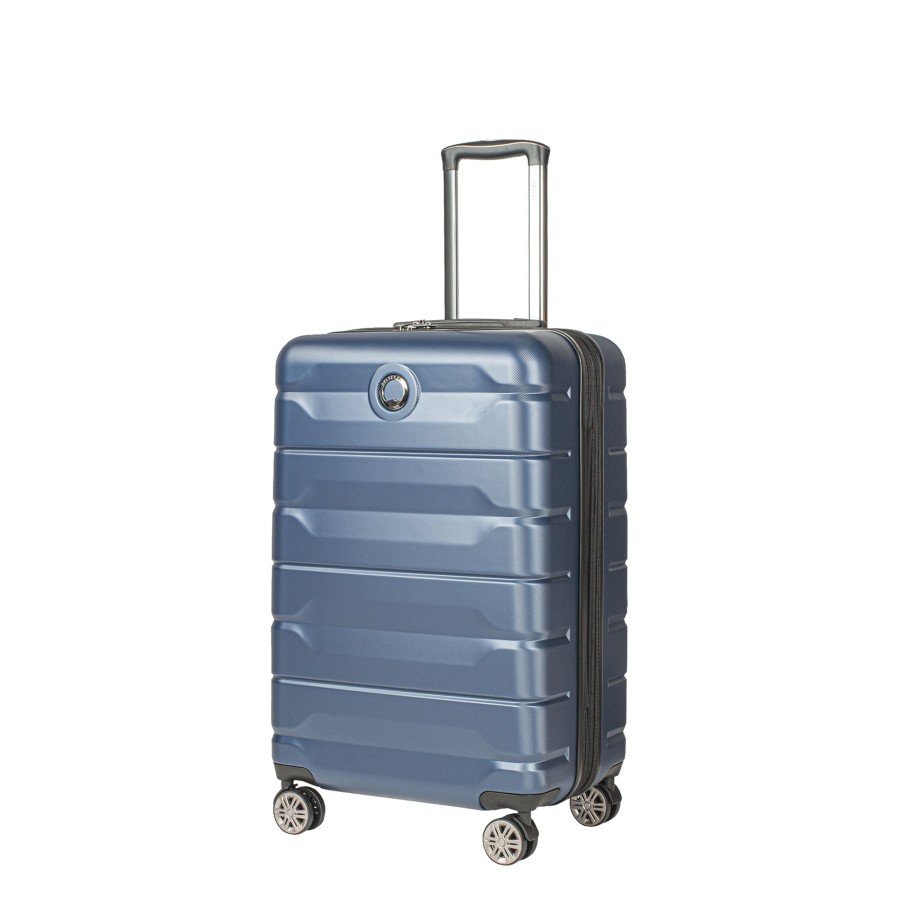 Bagages Delsey Valise 4 Roues Rigide | Valise Extensible 68Cm Air Armour Delsey Bleu