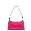 Femme Lancaster Sac Porte Epaule | Sac Baguette En Cuir Suave Ace Lancaster Fuxia