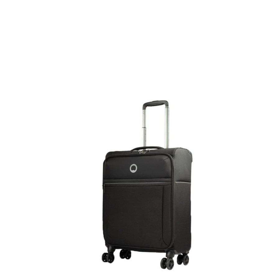 Bagages Delsey Valise Cabine Delsey | Valise Cabine Slim 55Cm Brochant 2.0 Noir