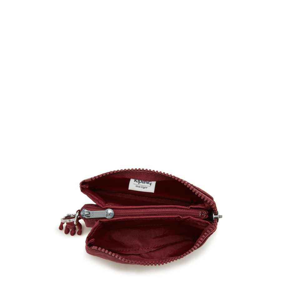 Femme Kipling Porte Monnaie | Porte Monnaie Creativity S Kipling Bordeaux