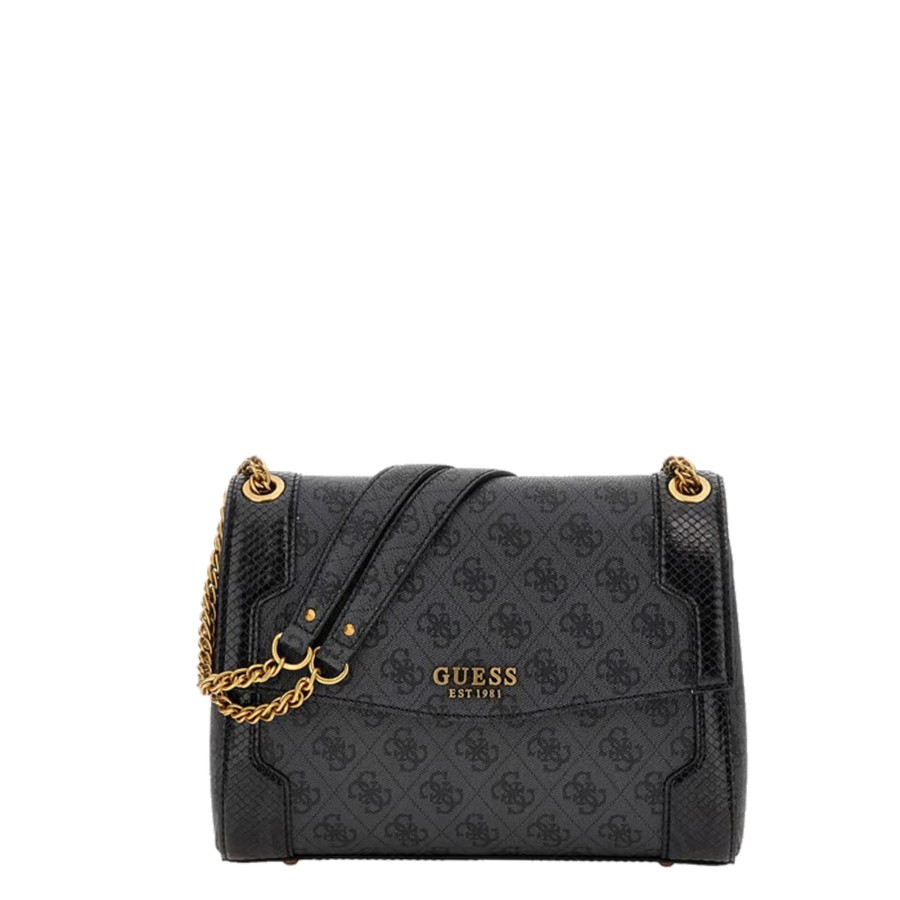 Femme Guess Sac Porte Bandouliere / Porte Travers | Sac Travers Ajiona Guess