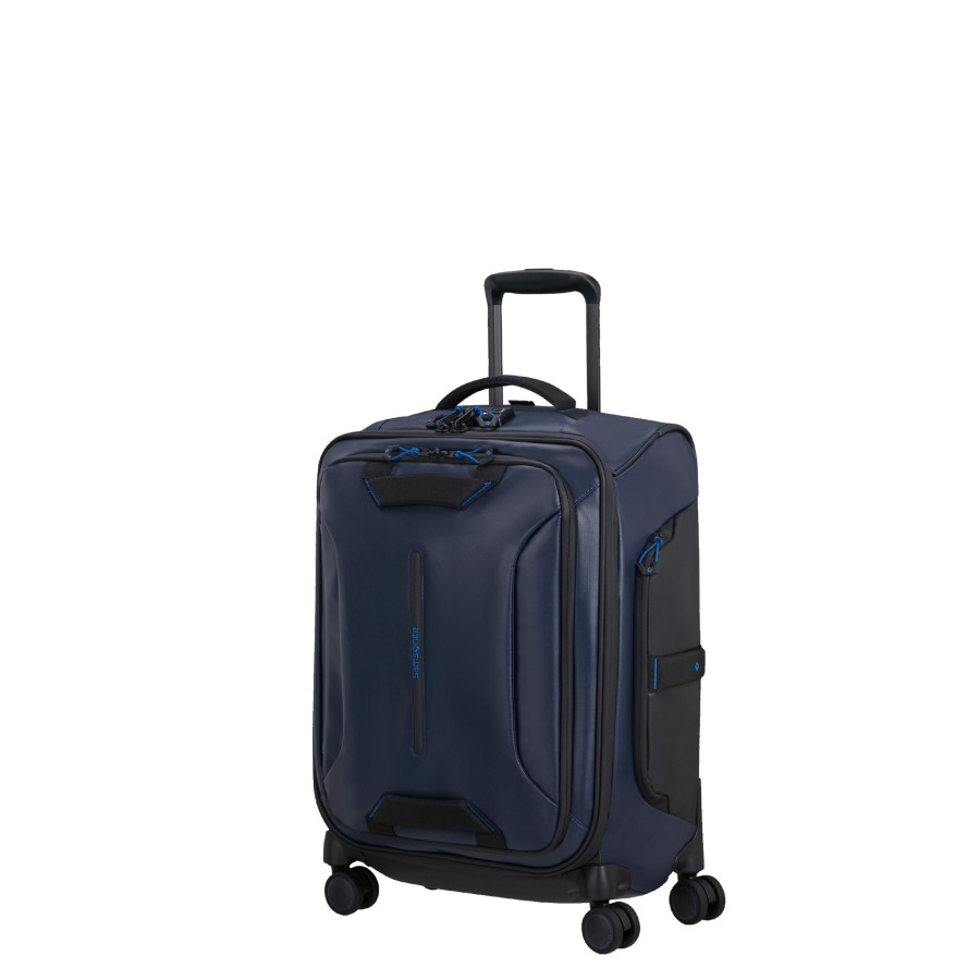 Bagages Samsonite Valise 4 Roues Souple | Valise Cabine 55 Cm Ecodiver Samsonite Bleu