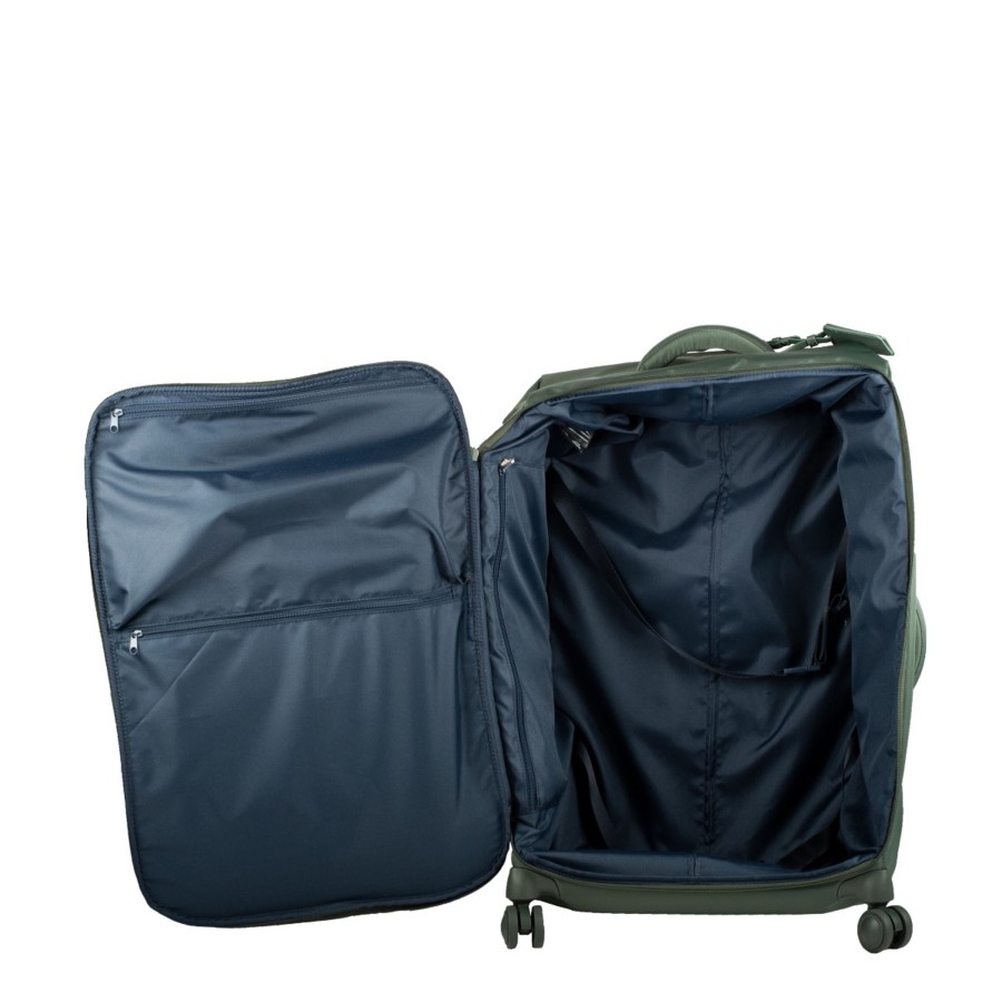 Bagages Lipault Valise 4 Roues Souple | Valise 70Cm Plume Lipault Kaki