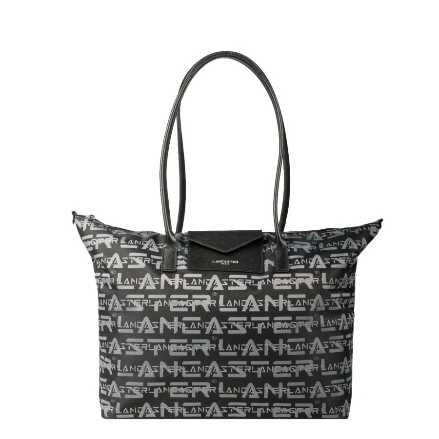 Femme Lancaster Sac Porte Epaule | Sac Shopping Logo Kba Lancaster