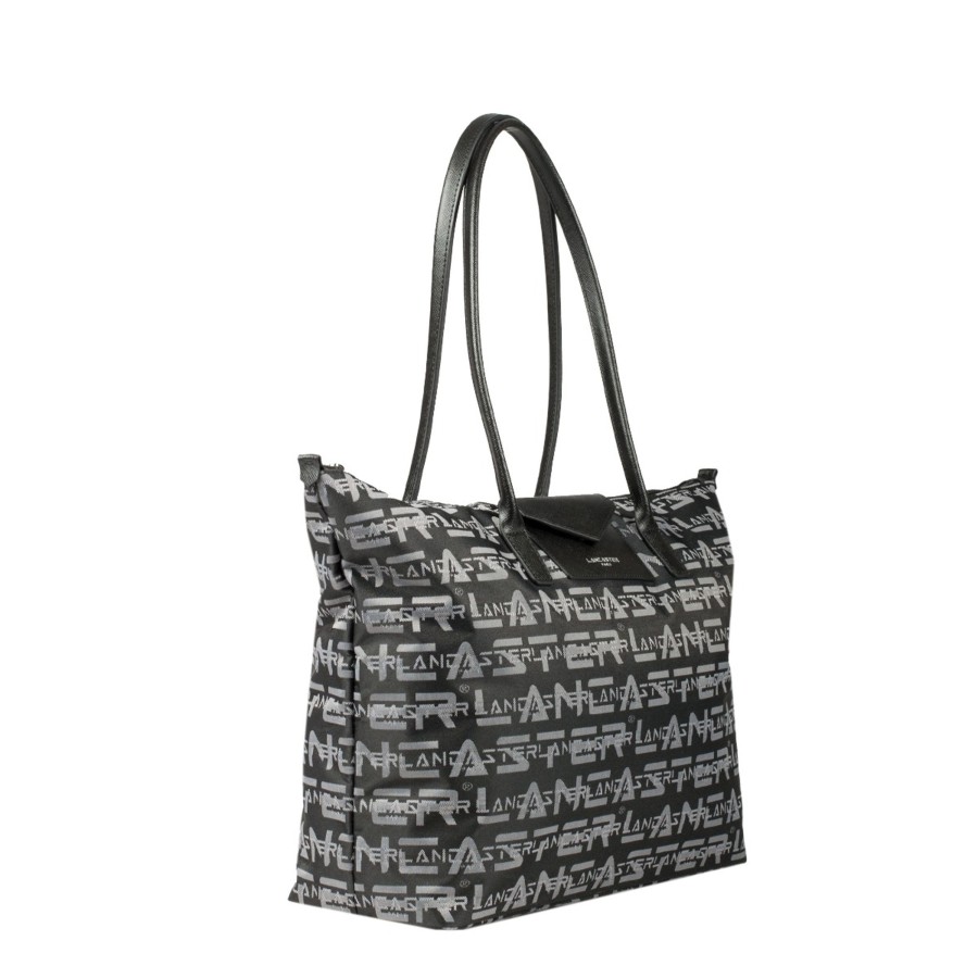 Femme Lancaster Sac Porte Epaule | Sac Shopping Logo Kba Lancaster