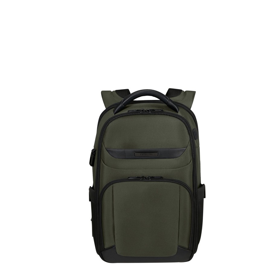 Homme Samsonite Sac A Dos | Sac A Dos 14.1 Pouces Pro Dlx 6 Samsonite Vert