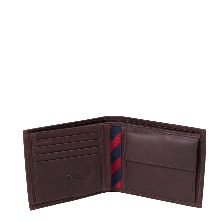 Homme Tommy Hilfiger Portefeuille | Portefeuille Italien Johnson 10 Cartes