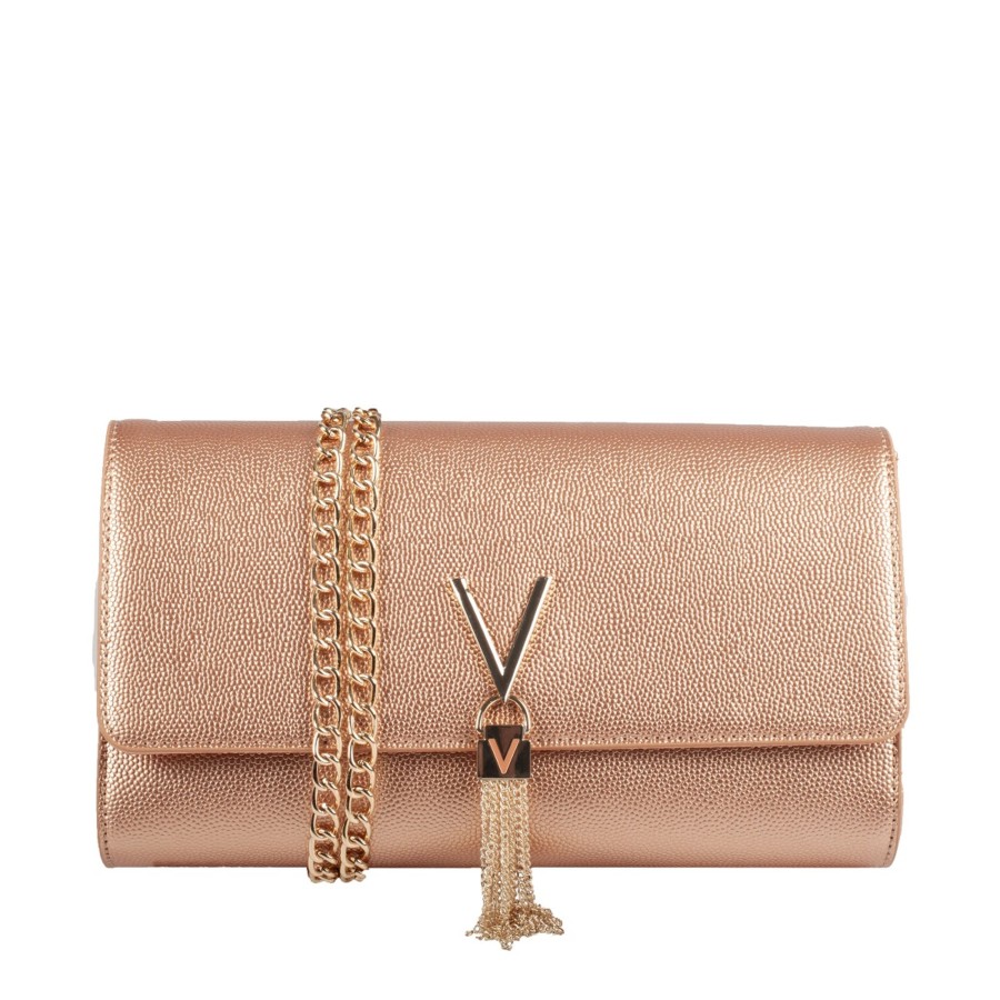 Femme Valentino Pochette | Pochette Divina Valentino Rose Dore