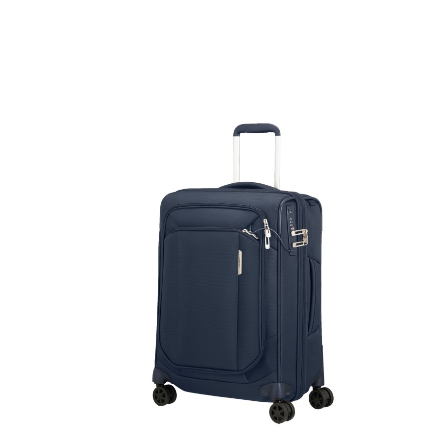 Bagages Samsonite Valise 4 Roues Souple | Valise Cabine 4 Roues Extensible 55Cm Respark Samsonite