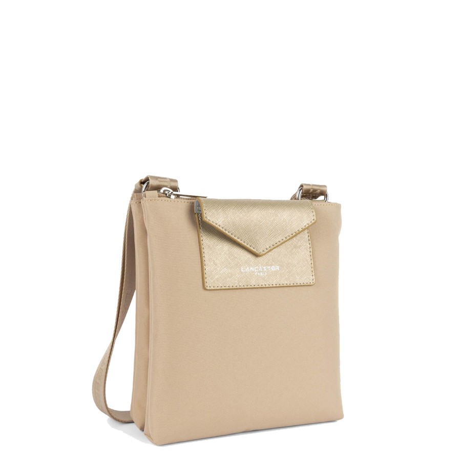 Femme Lancaster Sac Porte Bandouliere / Porte Travers | Sac Travers Smart Kba Lancaster Beige