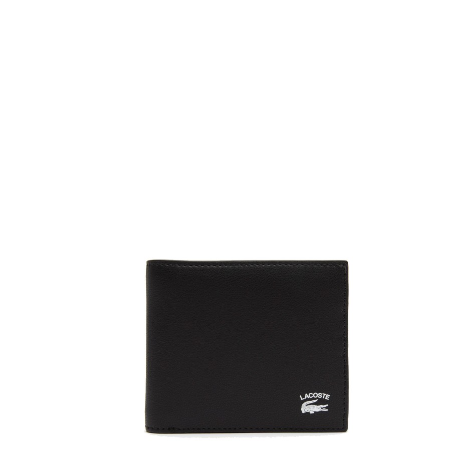 Homme Lacoste Portefeuille | Portefeuille En Cuir Lacoste Practice