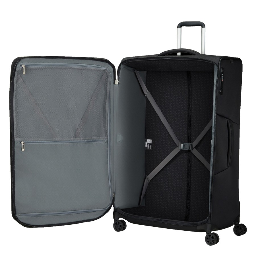 Bagages Samsonite Valise 4 Roues Souple | Grande Valise 82Cm Respark Samsonite Noir