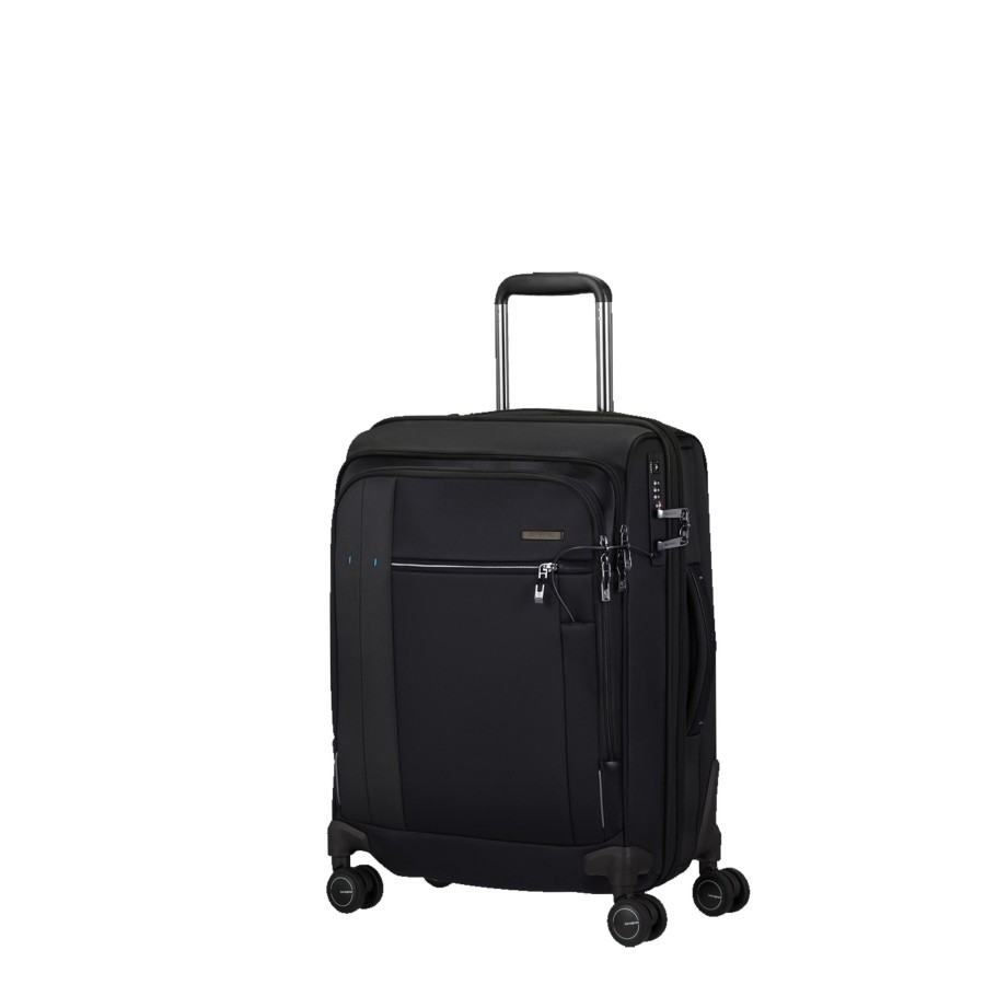 Bagages Samsonite Valise 4 Roues Souple | Valise Cabine 55Cm Spectrolite 3.0 Samsonite Noir