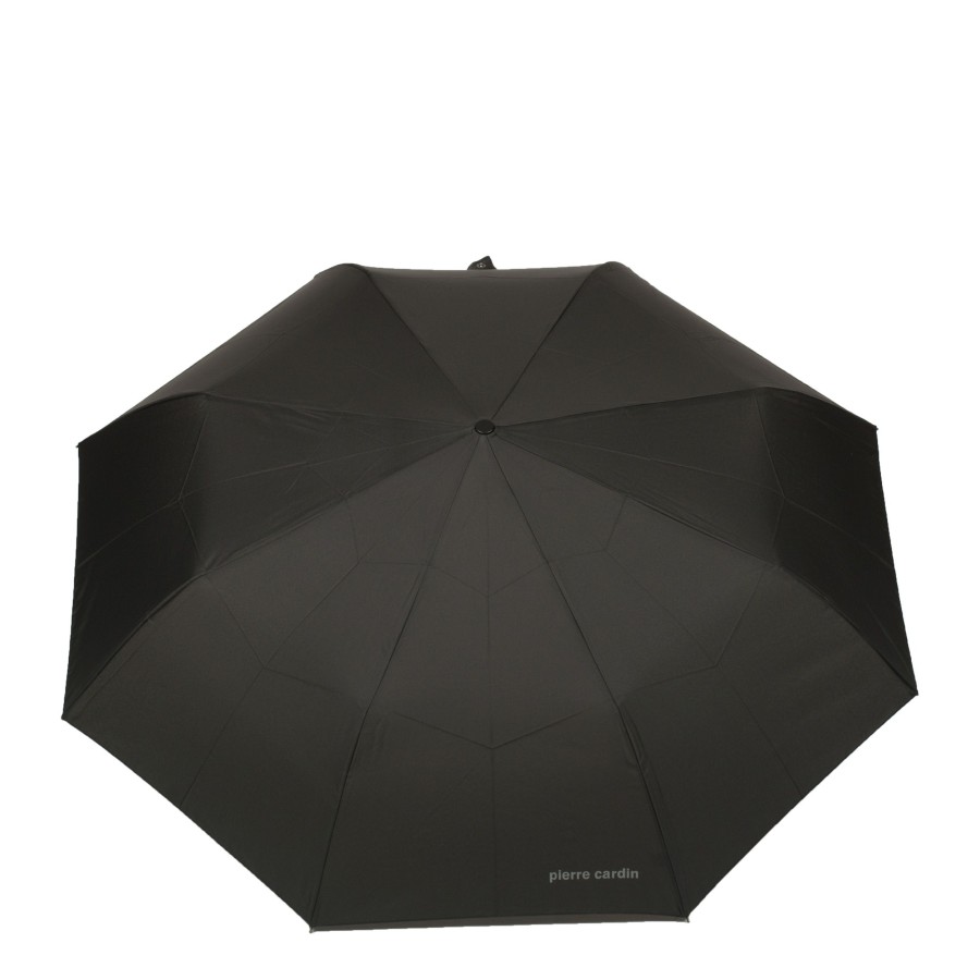 Homme Pierre Cardin Parapluies | Parapluie Pliant Noir