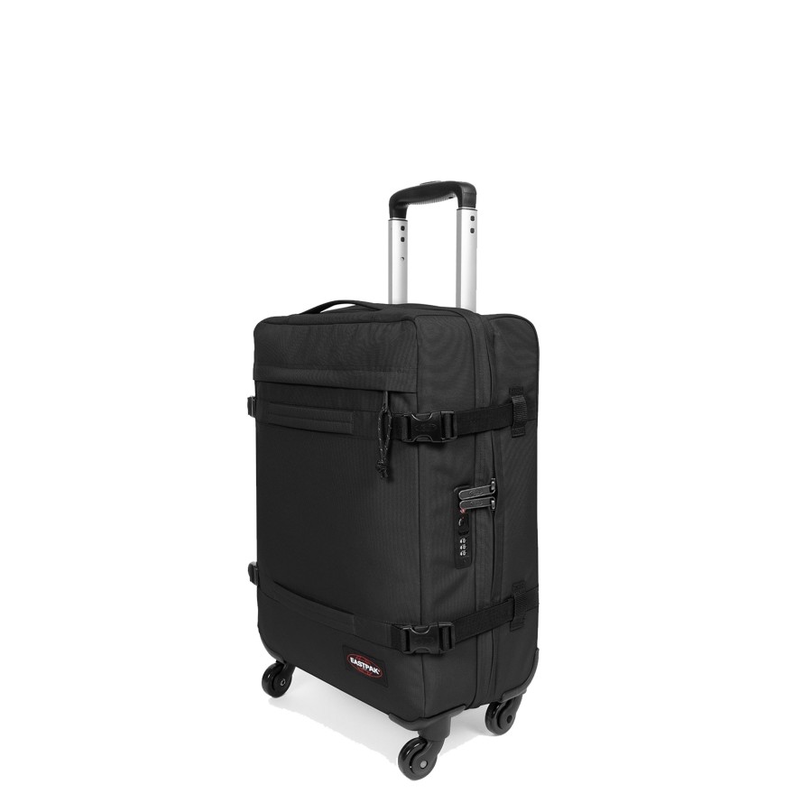 Bagages Eastpak Valise 4 Roues Souple | Valise Cabine 54Cm Transit'R 4 S Eastpak Noir